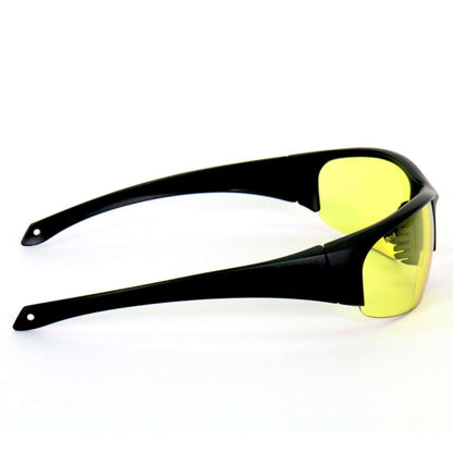 Hot Leathers Safety Sunglasses with Yellow Lenses SGF1070