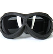 Hot Leathers SGG1001 Big Ben Riding Goggles with Smoke Lenses