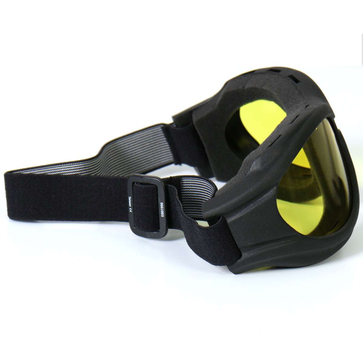 Hot Leathers Big Ben Goggles with Yellow Lenses SGG1003