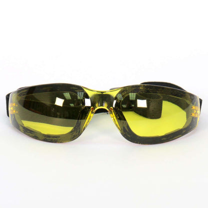 Hot Leathers Safety Sunglasses Goggles with Yellow Lenses SGG1014