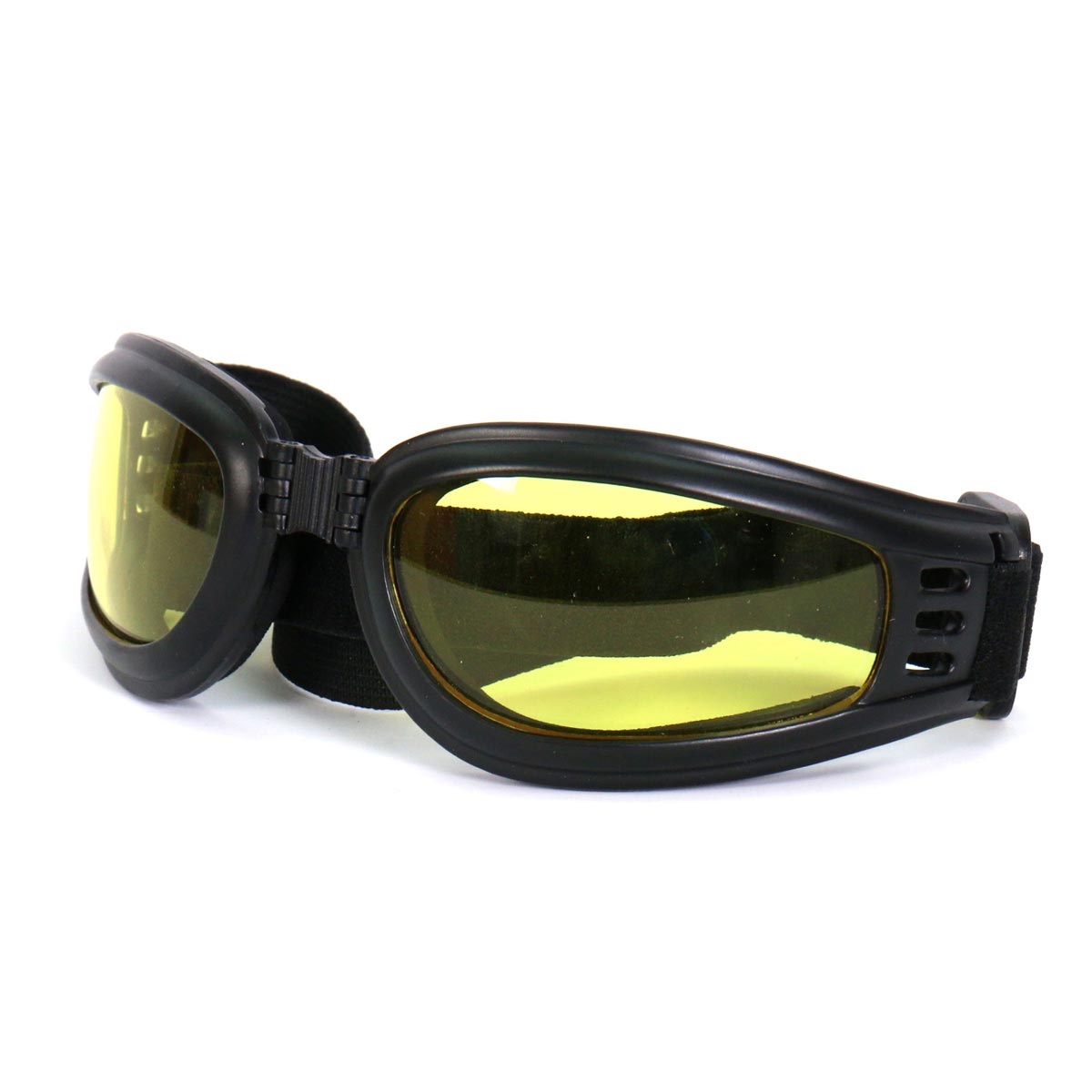 Hot Leathers SGG1017 Yellow Nomad Sunglasses/Goggles