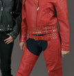 Milwaukee Leather SH1163 Women's 'Studded' Red Classic Leather Chaps