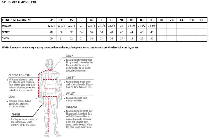 Milwaukee Leather Chaps for Men&