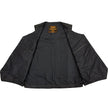 Milwaukee Leather SH131578 Men's Black Leather Classic V-Neck Motorcycle Leather Vest w/ Side Lace