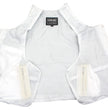 Genuine Leather SH1367ZW Men’s 'Bullet Proof Replica' White Leather Vest