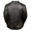 Milwaukee Leather SH1924 Women's Black 3/4 Length Vented Leather Jacket