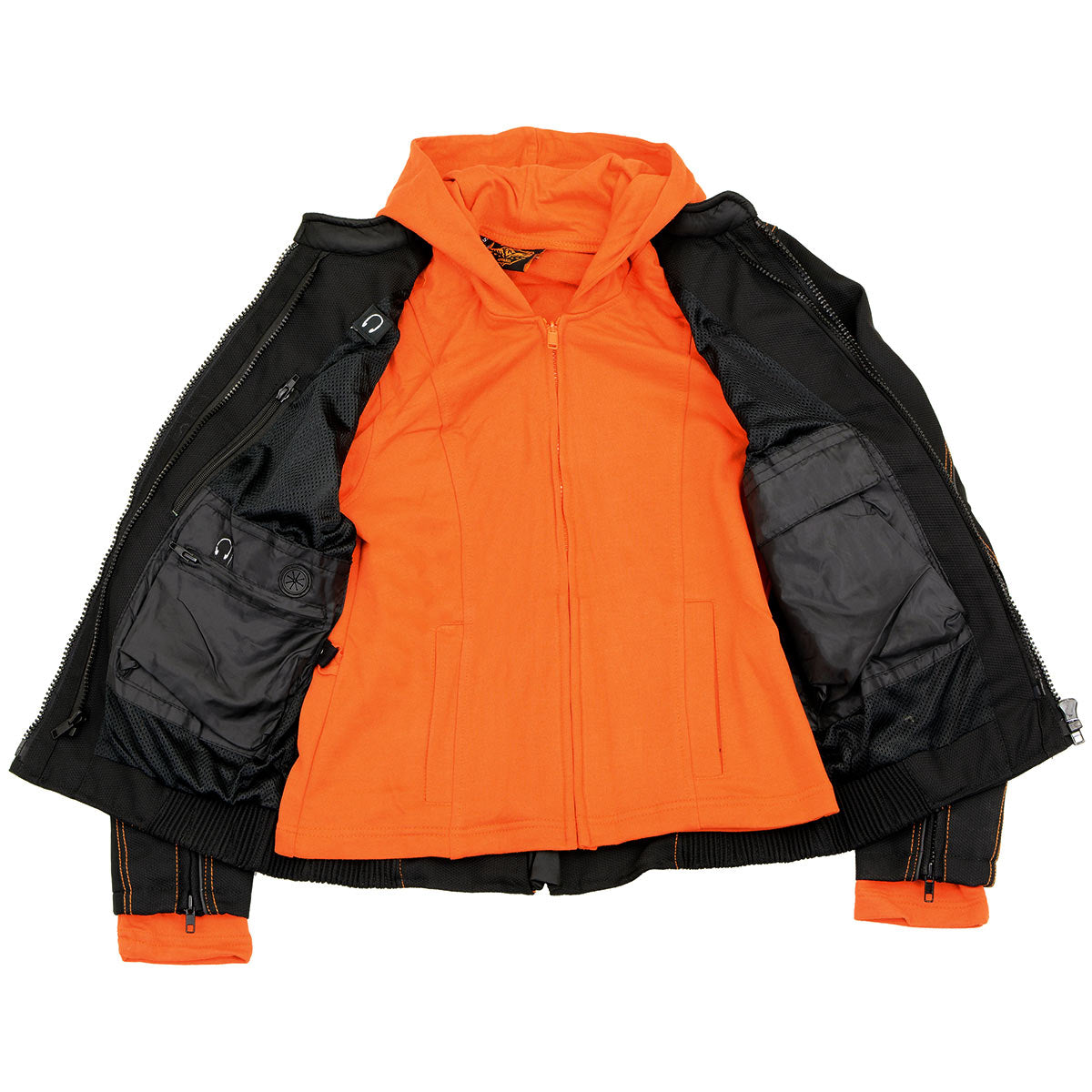 NexGen SH1939 Women's 'Reflective Tribal' Orange and Black 3/4