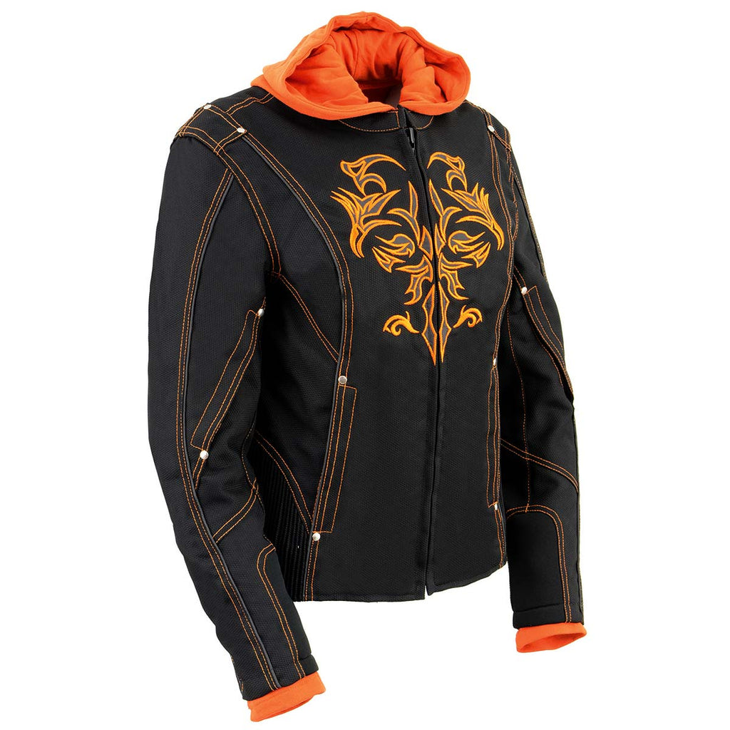 NexGen SH1939 Women's 'Reflective Tribal' Orange and Black 3/4