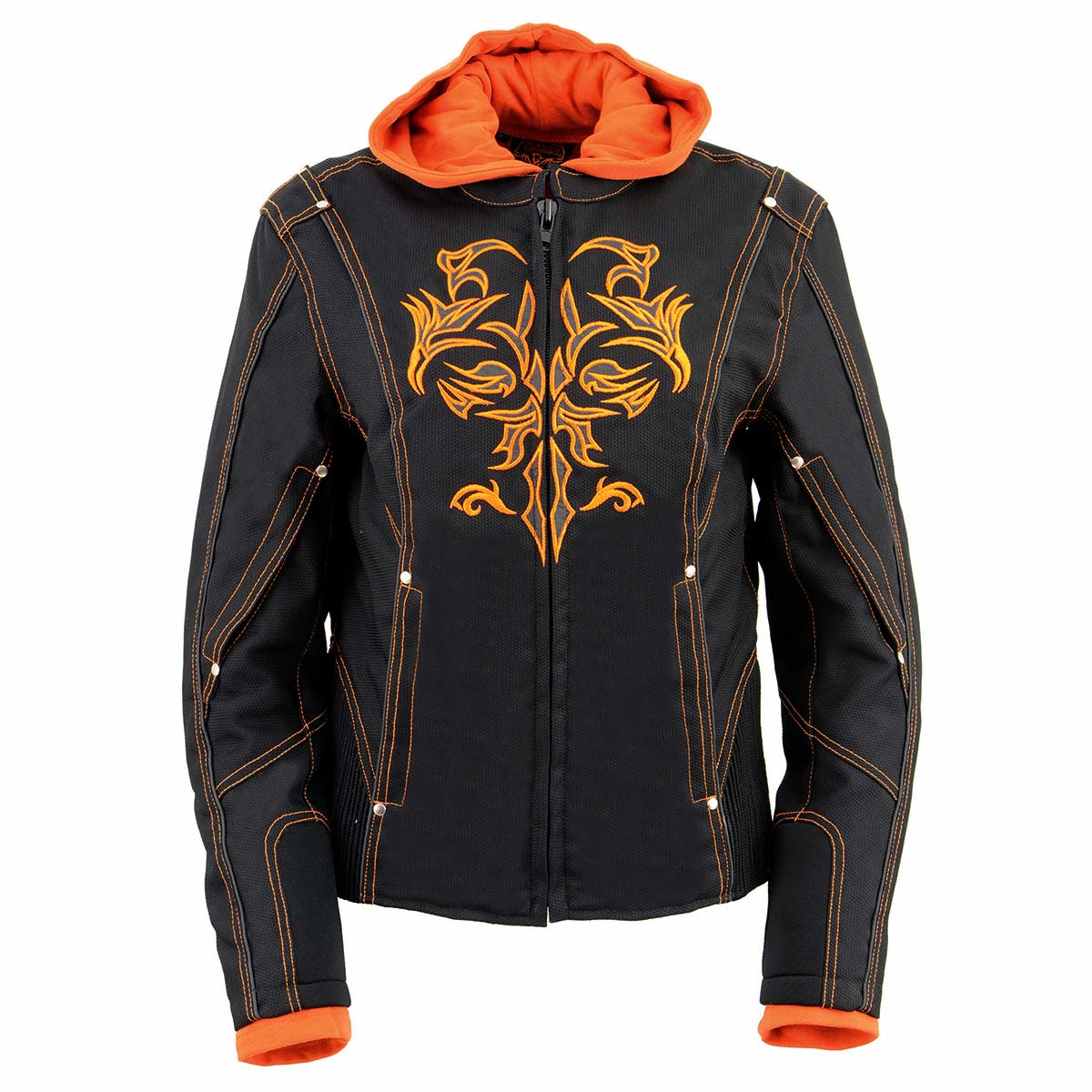 NexGen SH1939 Women's 'Reflective Tribal' Orange and Black 3/4