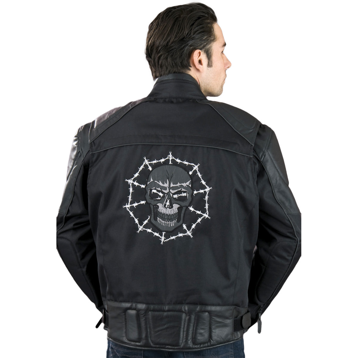 Milwaukee Leather SH1963 Men's Black 'Glow In The Dark Skull