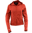 NexGen SH1998 Ladies Red and Black Textile Racer Jacket with Removable Hoodie