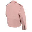 Milwaukee Leather SH2010 Girls Toddler Classic Style Pink Leather Motorcycle Jacket