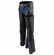 Milwaukee Leather SH2013 Kids Unisex Black Classic Leather Chaps