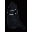 NexGen SH212102T Men's Tall Sizes Black Textile Vented Moto Jacket with Reflective Piping
