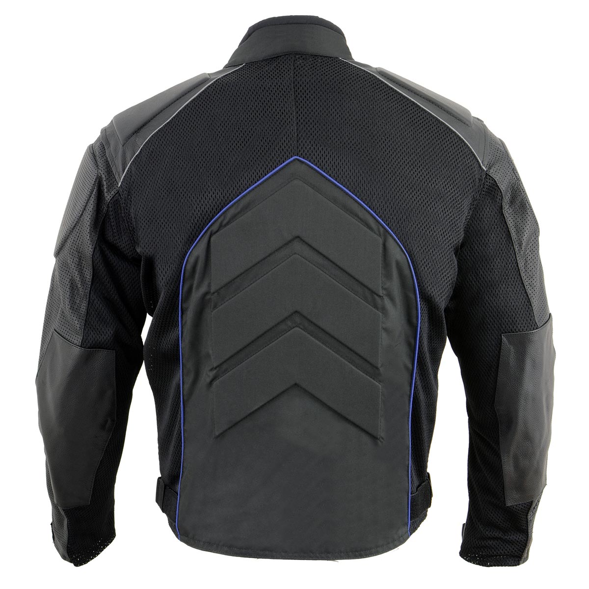NexGen SH2153 Men's Black and Grey CE Armored Motorcycle Textile
