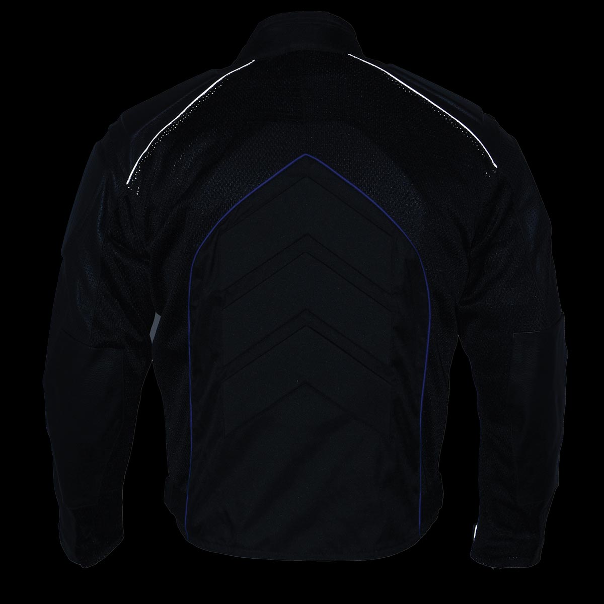 NexGen SH2153 Men's Black and Grey CE Armored Motorcycle Textile
