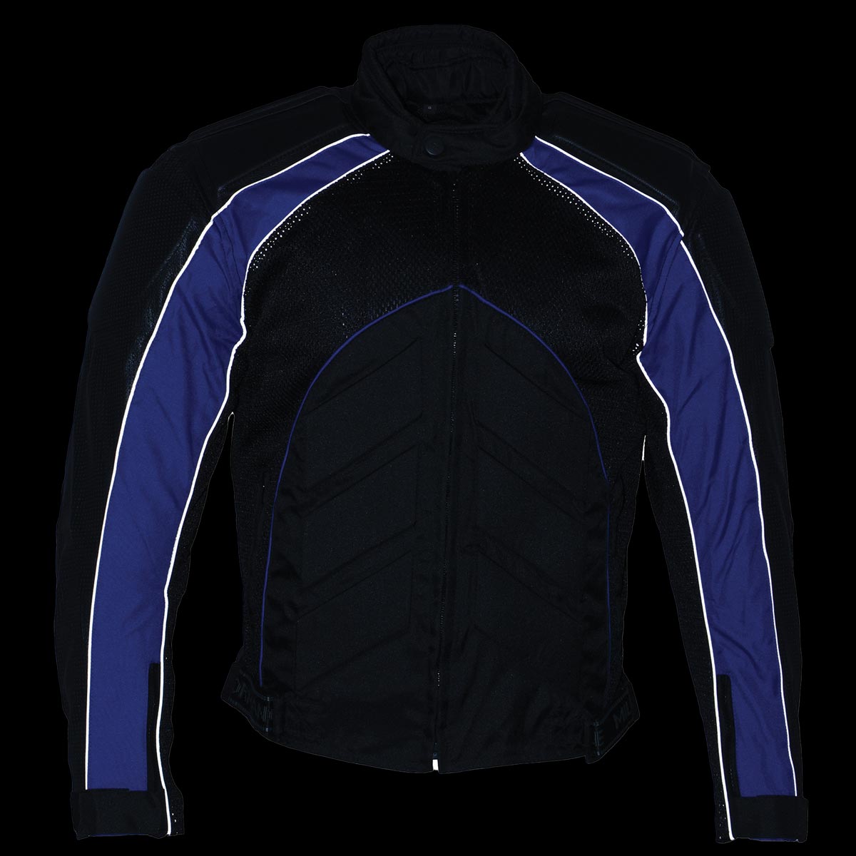 NexGen SH2153 Men's Black and Grey CE Armored Motorcycle Textile