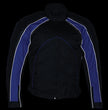 NexGen SH2153 Men's Black and Blue CE Armored Motorcycle Textile and Leather Combo Jacket
