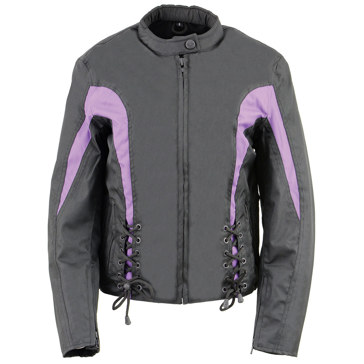 Nexgen SH2188 Women's Black and Purple Textile Motorcycle Riding