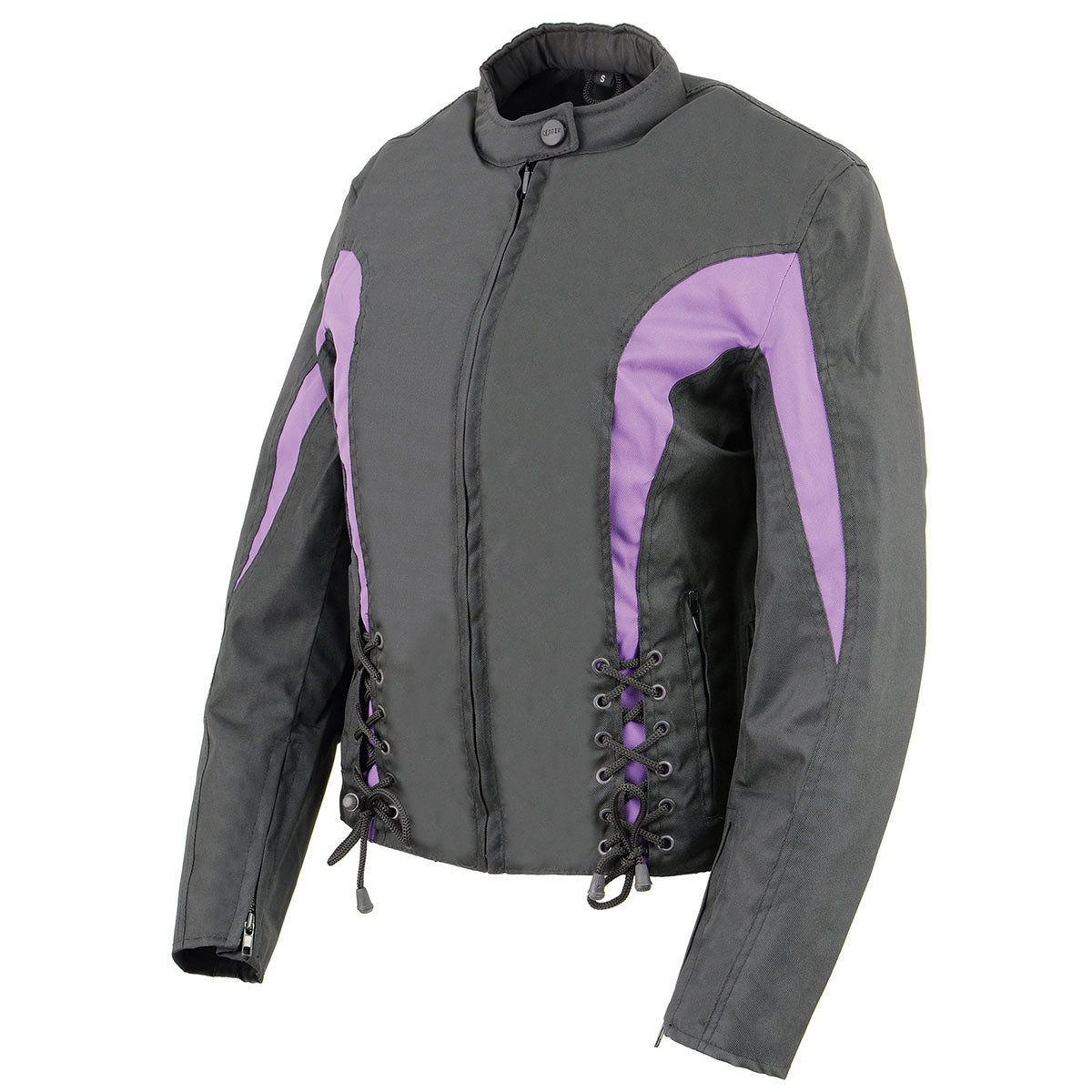 Nexgen SH2188 Women's Black and Purple Textile Motorcycle Riding