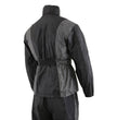 Milwaukee Leather SH2225L Women's Black and Grey Waterproof Rain Suit with Reflective Piping
