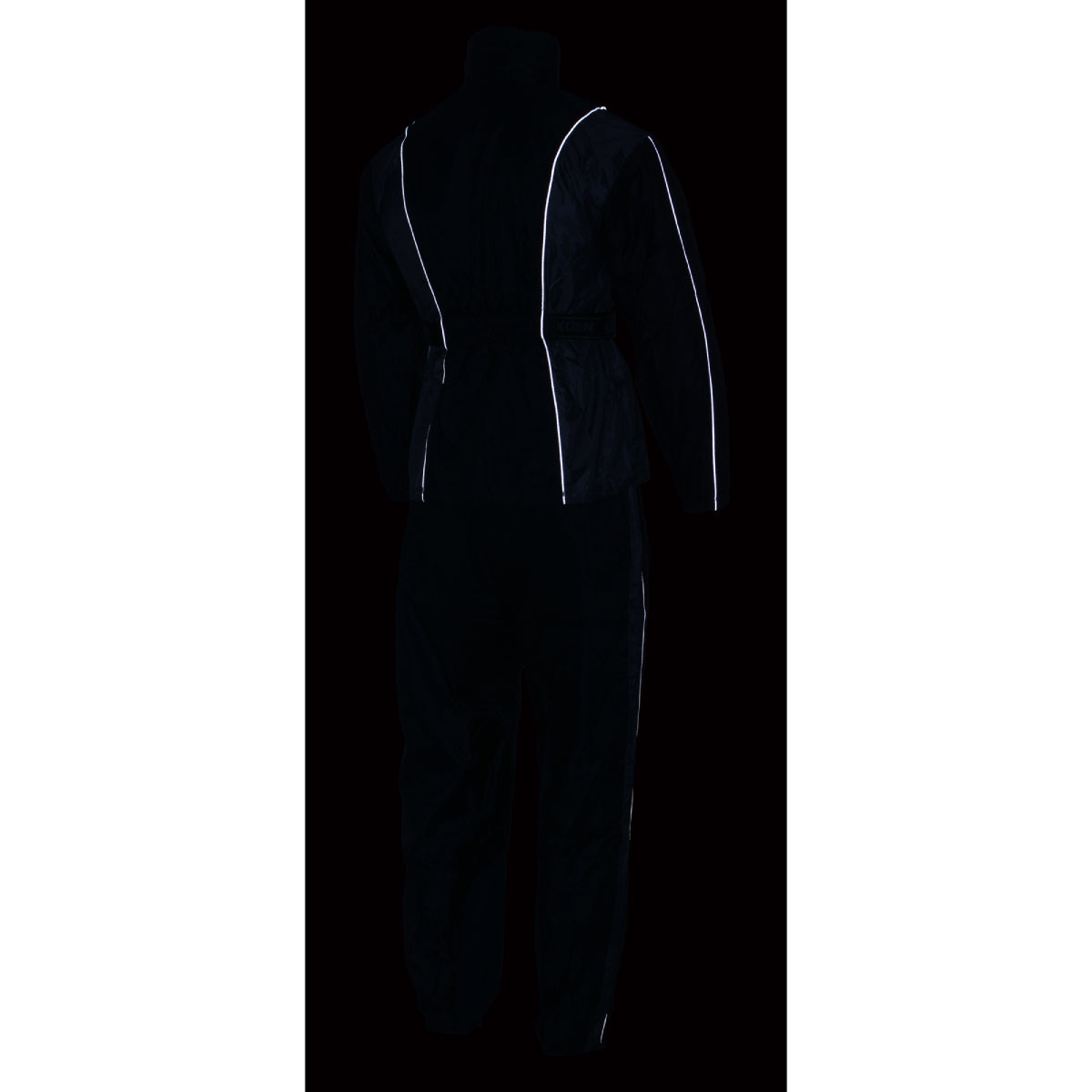 Milwaukee Leather SH2225L Women's Black and Grey Waterproof Rain