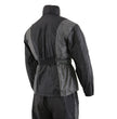 NexGen SH222503 Women's Motorcycle-Outdoors Black and Grey Hooded Water Proof Rain Suit