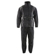 Milwaukee Leather SH2225L Women's Black and Grey Waterproof Rain Suit with Reflective Piping