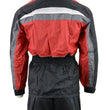 NexGen Men's SH2226 Black and Red Hooded Water Proof Rain Suit