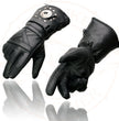 Milwaukee Leather SH231 Men's Black Leather Warm Gauntlet Motorcycle Cold Weather Gloves