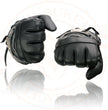 Milwaukee Leather SH231 Men's Black Leather Warm Gauntlet Motorcycle Cold Weather Gloves