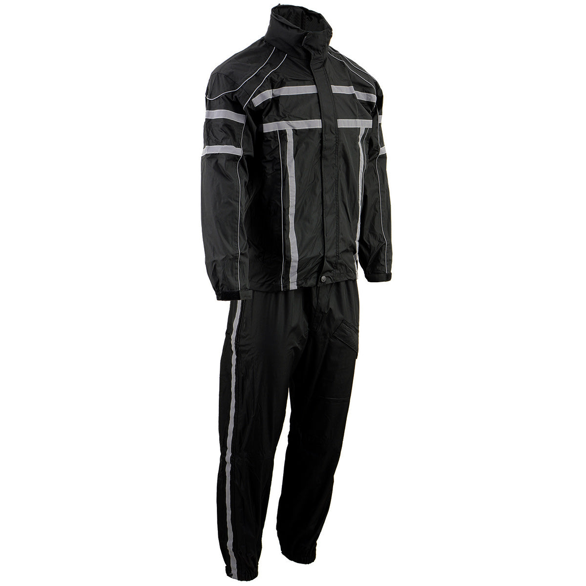NexGen SH2331 Men's Black Water Resistant Rain Suit with