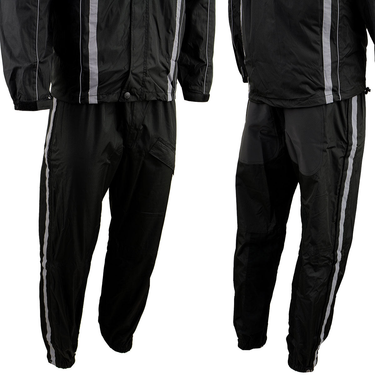 ウェア kuwagata NexGen SH2331 Men's Black Water Resistant Rain Suit with