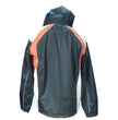 NexGen Ladies SH2349 Black, Beige and Orange Hooded Water Proof Rain Suit
