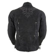 Milwaukee Leather SH2366 Women's'Reflective Tribal' Black Armored Motorcycle Textile Jacket