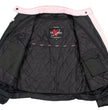 NexGen SH236806 Women's 'Reflective Buffalo Head' Black and Pink Textile Jacket