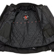 NexGen SH2376 Women's Black and Grey Nylon with Mesh Armored Racer Jacket with Built in Rain Jacket