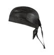 Milwaukee Leather SH316 Unisex Black Perforated Leather Skull Cap