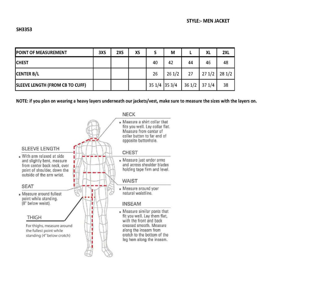 Wilsons Leather SH3353 Men&