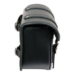 Milwaukee Leather SH545 Small Black PVC Motorcycle Sissy Bar Bag