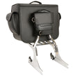 Milwaukee Leather SH583 Large Black PVC Motorcycle Sissy Bar Bag with Carrying Handle