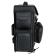Milwaukee Leather SH584 Large Black PVC Motorcycle Sissy Bar Bag with 5 Bonus Pockets