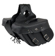 Milwaukee Leather SH592ZB Black Zip-Off PVC Throw Over Slanted Saddlebags