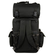 Milwaukee Leather SH606 Large Black Textile 2-Piece Motorcycle Sissy Bar Bag with Briefcase Pockets