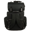 Milwaukee Leather SH617 Large Black Nylon Two Piece Sissy Bar Motorcycle Bag with Map Pocket