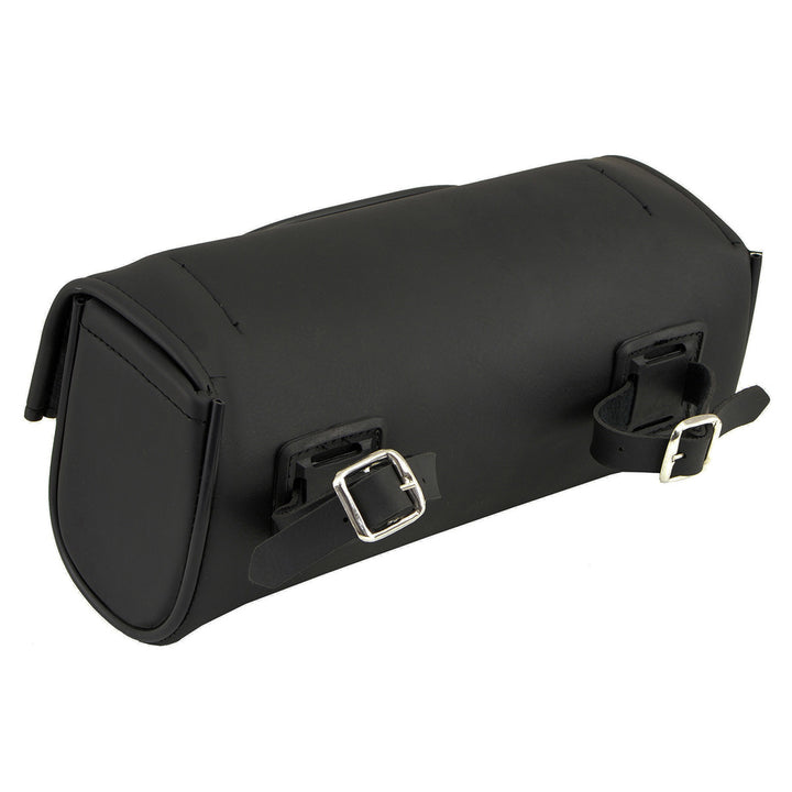 Milwaukee Leather SH621 Black PVC Motorcycle Tool Bag with Self FastenerClosure