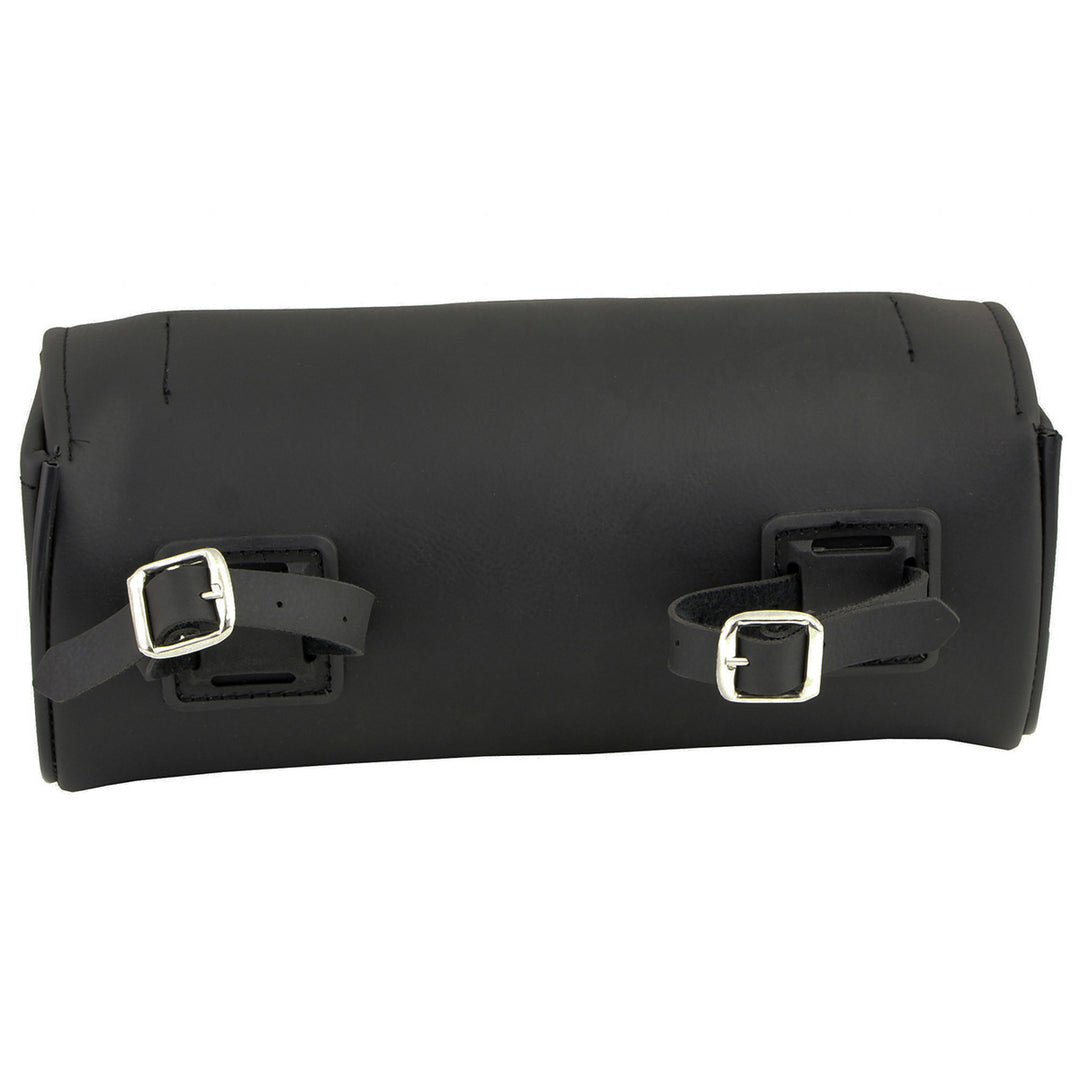 Milwaukee Leather SH621 Black PVC Motorcycle Tool Bag with Self FastenerClosure