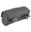 Milwaukee Leather SH62101 Black Double Strap PVC Motorcycle Tool Bag