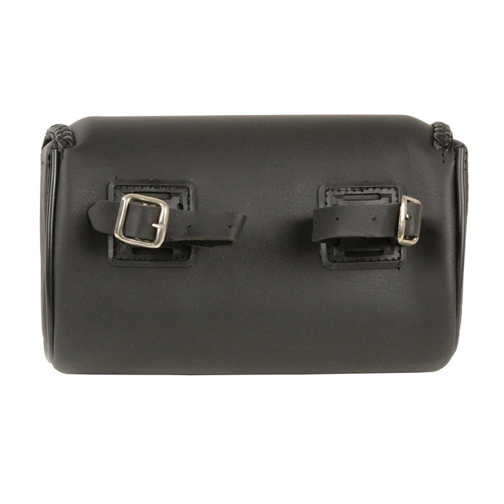 Milwaukee Performance SH627B01 Black PVC Small Braided Motorcycle Tool Bag with Self FastenerClosure