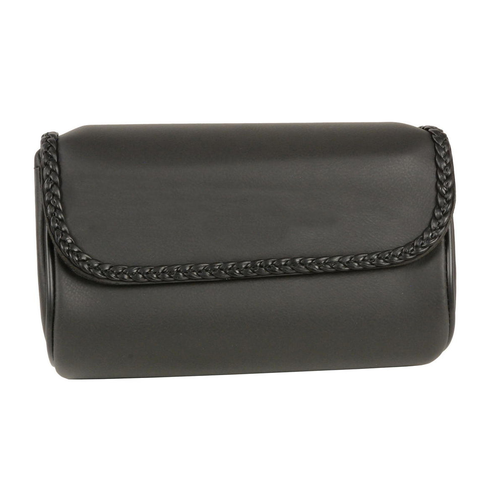 Milwaukee Performance SH627B01 Black PVC Small Braided Motorcycle Tool Bag with Self FastenerClosure